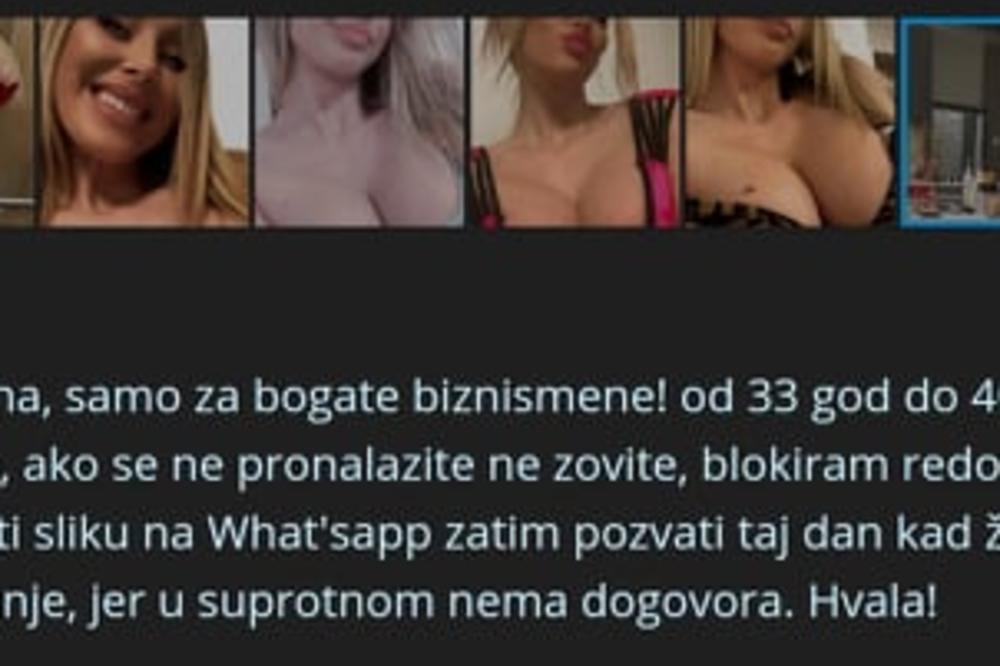 NUDI S*KSUALNE USLUGE PUTEM OGLASA, FOTKA JE DOKAZ: Maca Diskrecija prodaje telo bogatim biznismenima?!