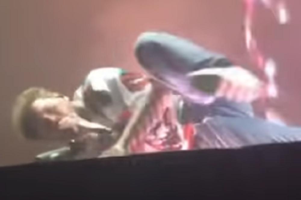 KADA VIDITE SNIMAK SHVATIĆETE ŠTA DROGA RADI ČOVEKU! Poznati REPER vidno ODVALJEN tetura se po bini, PADA, MEKEĆE