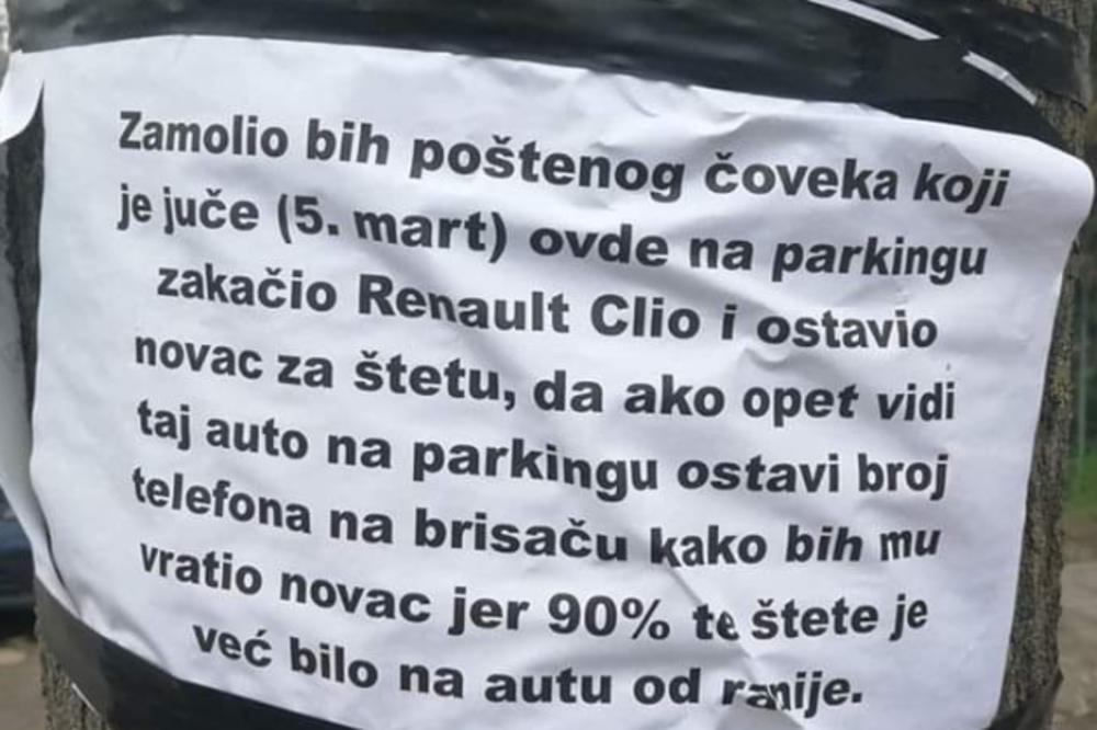 KO KAŽE DA SE POŠTENJE NE ISPLATI? Ova fotka je ODUŠEVILA CELU SRBIJU (FOTO)