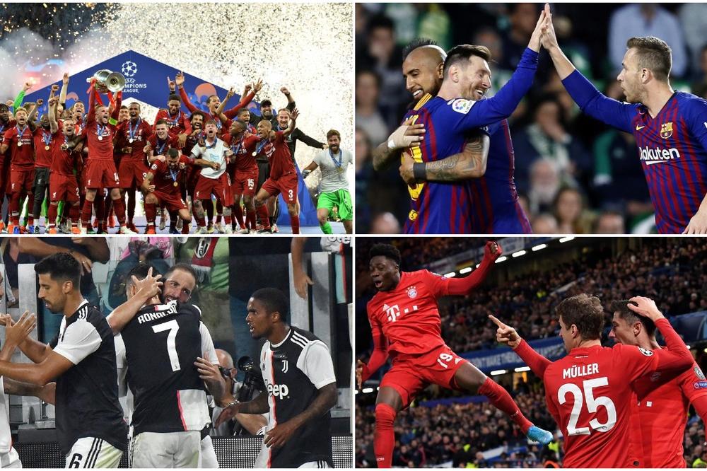 Da koronavirus prekine prvenstva danas, evo ko bi bili šampioni najjačih liga Evrope!