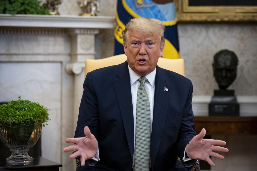 OGLASIO SE DONALD TRAMP: Predsednik SAD progovorio o SVOM STANJU I KORONI!