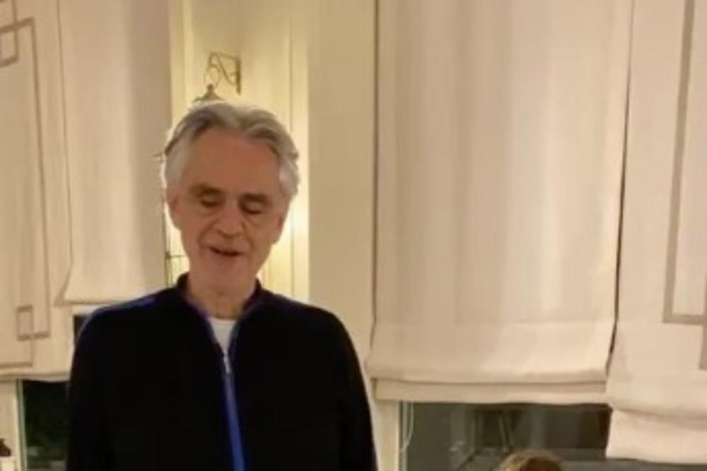 OVAJ VIDEO JE ISTOPIO MNOGA SRCA: Bočeli peva s ćerkicom, U INAT KORONI