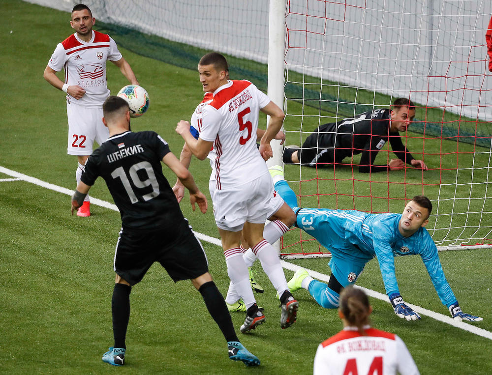 Ščekić je postigao drugi gol protiv Voždovca