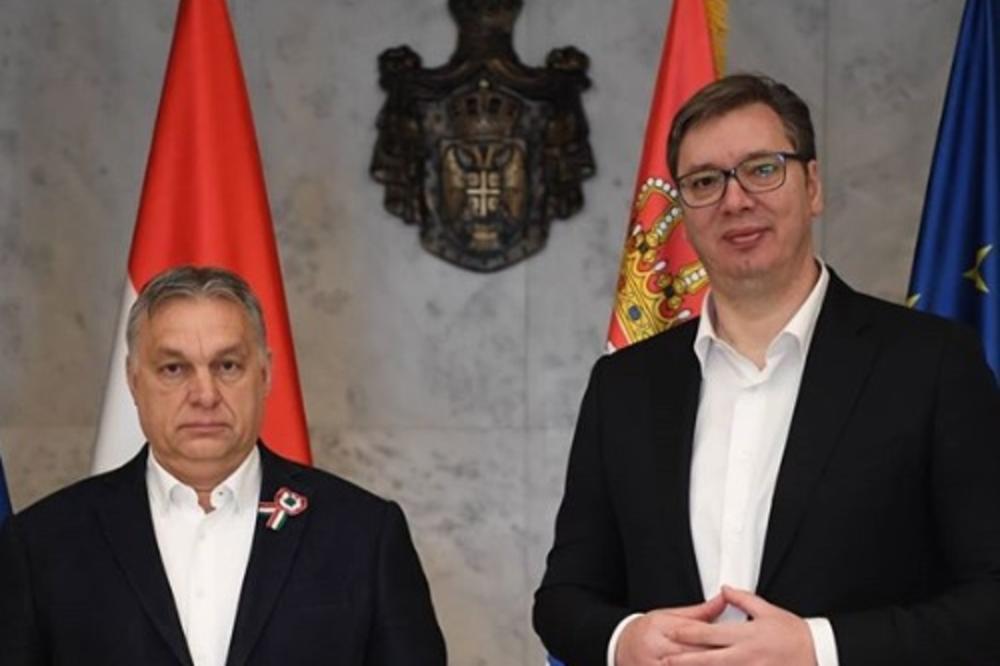 GRADI SE BEOGRAD, KAO I PRIJATELJSTVO 2 ZEMLJE: Vučić posao važnu poruku nakon što je ugostio Orbana! (FOTO)