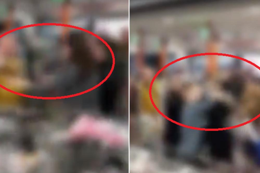 U SUPERMARKETU NA ČUKARICI POČELA MAKLJAŽA: Sprečena je, a počelo je JER SU SE GRABILI OKO ROBE (UZNEMIRUJUĆE)