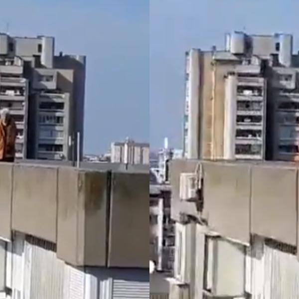 OVAJ DEKA IZ NOVOG SADA JE OBRNUO IGRICU: Oglušio se na zabranu kretanja, nastao je HIT SNIMAK (VIDEO)