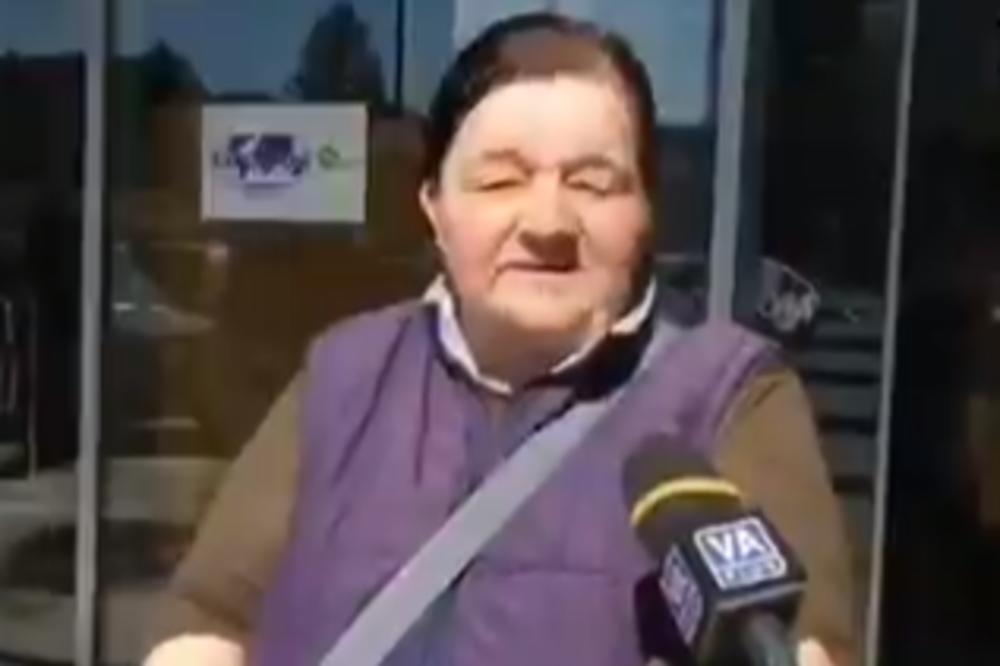 ŽENA KRITIKOVALA SRBE ŠTO KUPUJU KAO LUDI Onda je novinar video da ima 10 KG brašna! NJEN ODGOVOR JE LUDILO (VIDEO)