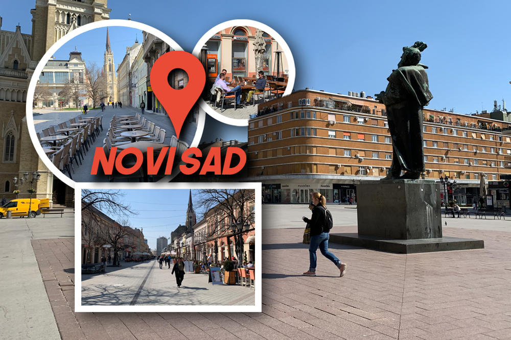 REPORTER ESPRESA NA PUSTIM ULICAMA NOVOG SADA: Stanje u kafićima u centru NEOČEKIVANO! (FOTO)