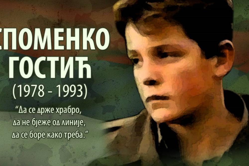 SPOMENKO GOSTIĆ POGINUO JE NA DANAŠNJI DAN: Najmlađeg pripadnika VOJSKE UBILA JE GRANATA, ostao je SIMBOL BORBE