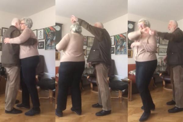 LJUBAV U DOBA KORONE: Poznati niški arhitekta u samoizolaciji ZAPLESAO SA SUPRUGOM nasred DNEVNE SOBE! (VIDEO)