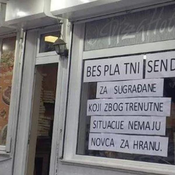 BESPLATNI SENDVIČI ZA SVE KOJI U OVOM TRENUTKU NEMAJU ZA HRANU: Ovo se zove SOLIDARNOST!