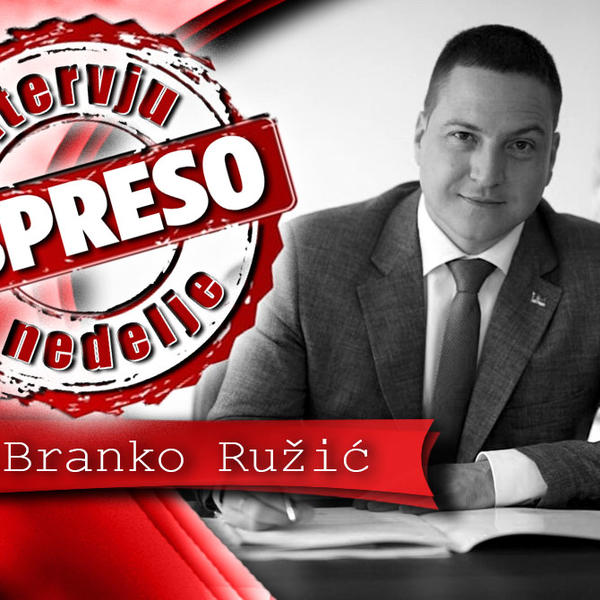 OSTATI KOD KUĆE NIJE STRAŠNA STVAR, APELUJEM NA LJUDE DA SE SUZDRŽE OD ŠETNJI! Ružić za Espreso o KORONAVIRUSU