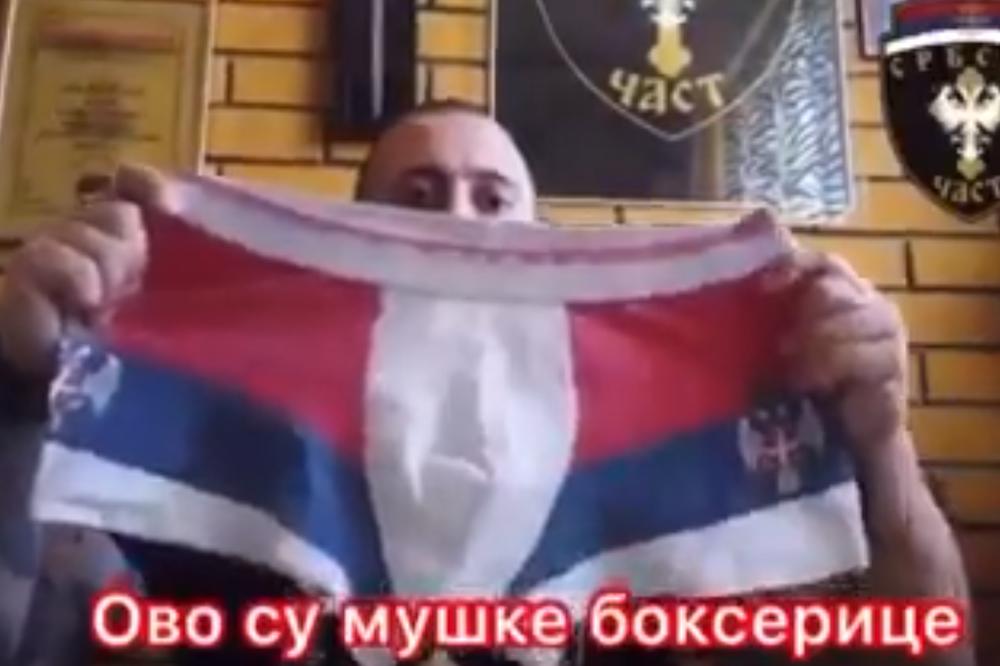 NAJJAČI SRBIN ZBOG KORONE NAVUKAO GNEV CELE ZEMLJE: Pravi maske od bokserica, A ONDA JE OTIŠAO KORAK DALJE (VIDEO)