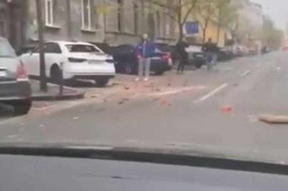 ISUSE BOŽE, SVE JE SRUŠENO! Potresne scene iz Zagreba posle užasnog zemljotresa, ljudi NA ULICAMA u panici! (VIDEO)