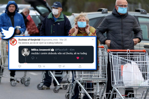 PORUKU OVE DEVOJKE TREBA DA VIDI CELA SRBIJA: Ovako se razmišlja u doba PANDEMIJE! (FOTO)