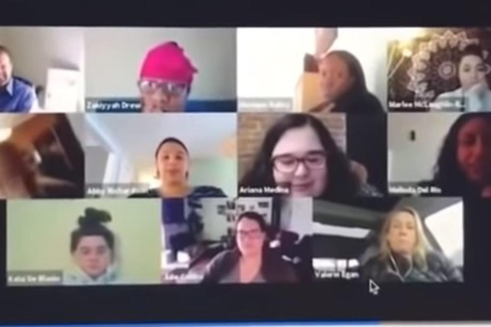 KOLEGE NISU VEROVALE ŠTA VIDE: Imali video konferenciju, onda je jedna žena zaboravila da isključi kameru! (VIDEO)