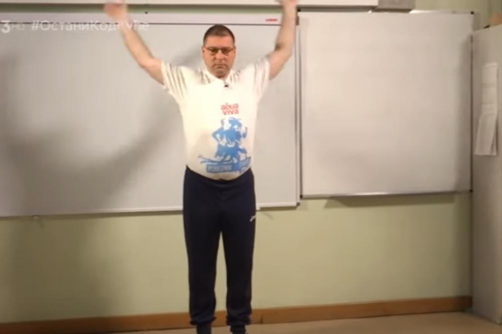 ČAS FIZIČKOG, BROJ DVA: Svi su ostali u šoku na prvi snimak profesora, OVO JE KORAK DALJE! (VIDEO)
