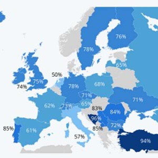 DA LI OVA MAPA OTKRIVA ZAŠTO SE KORONA TAKO BRZO ŠIRI U ITALIJI I ŠPANIJI? Dobro je proučite! (MAPA)