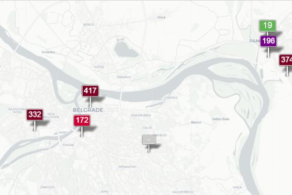 BEOGRAD: Zagađenost 417, a ulice skoro PRAZNE!