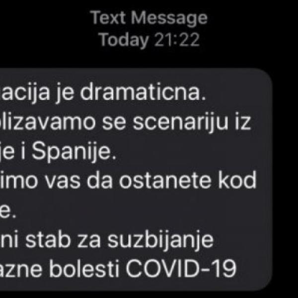 STIGLA VAM JE OVA PORUKA? Nemojte je shvatati neozbiljno, ne radi se ni o kakvoj šali!