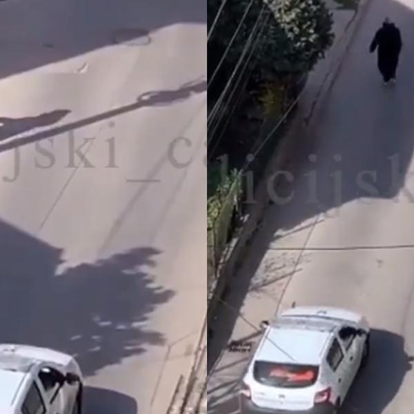GOSPOĐO, AKO NISTE KRIVI ŠTO BEŽITE: Ova žena je uhvaćena kako štura, ali čekajte da vidite od koga! (VIDEO)
