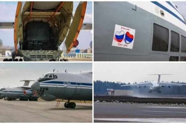 ANA BRNABIĆ DOČEKALA RUSE! Na aerodrom Nikola Tesla sleteo Iljušin sa humanitarnom pomoći i lekarima!