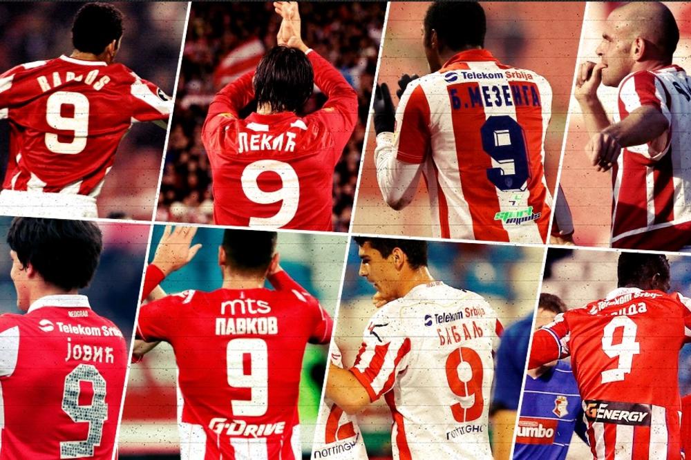 SVE ZVEZDINE DEVETKE: Od Đokića i Barkosa, do Daude i Pavkova - zanimljivo, samo je jedna dala gol Partizanu!