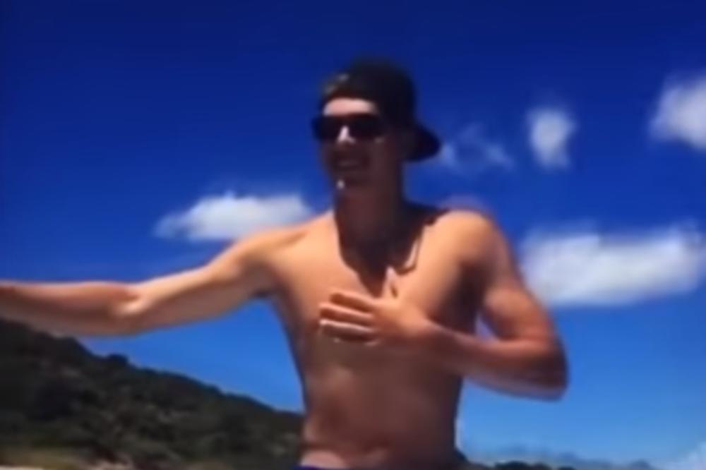 DONČIĆ NA ČAMCU PLEŠE UZ PESMU ZBOG KOJE SE RASPALA SCG: Snimak NBA asa koji je obišao Balkan u roku od sekunde!