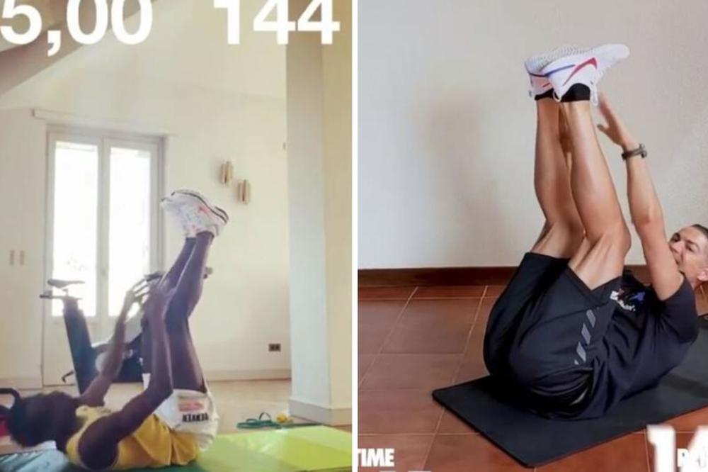 POBEDIO KORONAVIRUS, PA KRISTIJANA RONALDA: Matuidi se izlečio, pa uradio dva trbušnjaka više od slavnog saigrača!