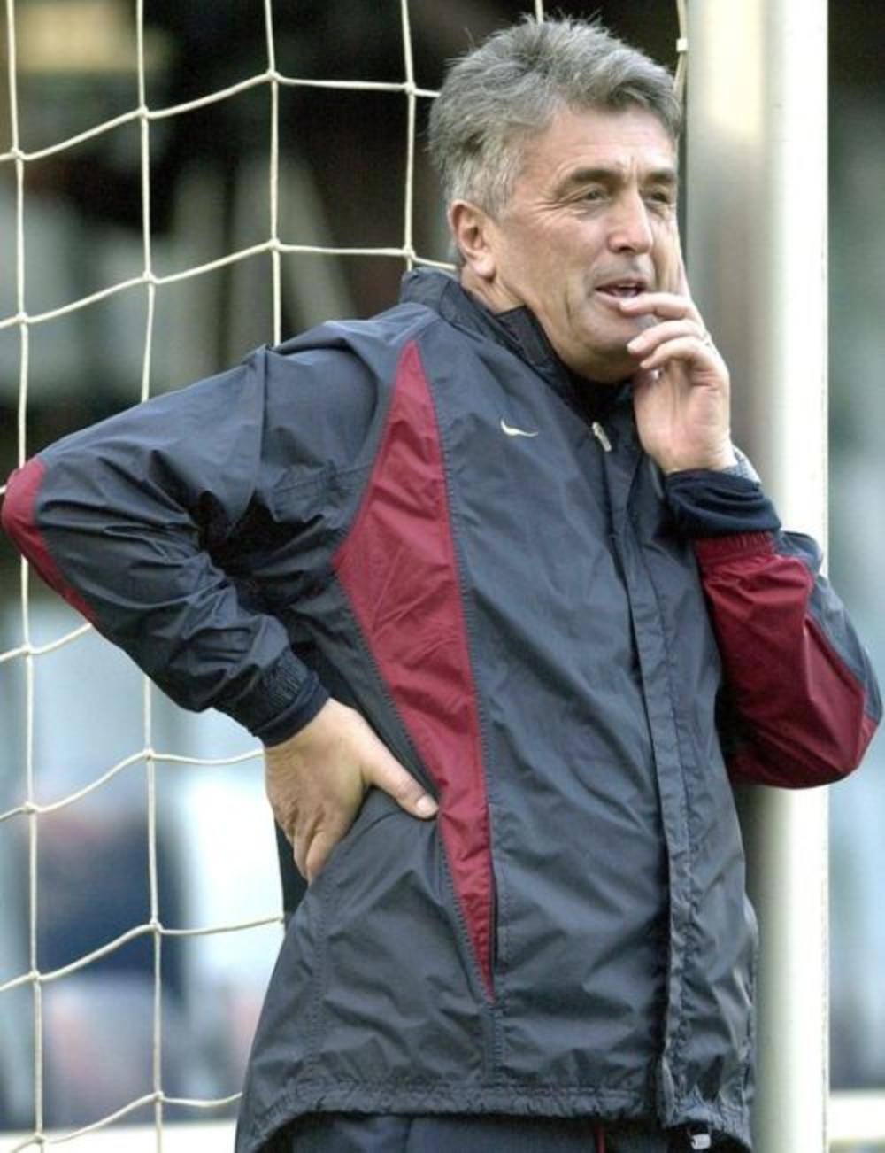 Radomir Antić na jednom od treninga Barselone