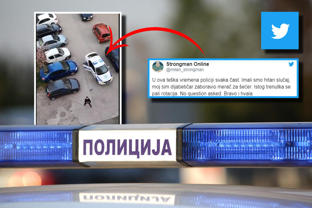POLICIJI SVAKA ČAST, ISTOG TRENUTKA SU UPALILI ROTACIJU! Jedan čovek je snimio neverovatan prizor sa svog prozora!