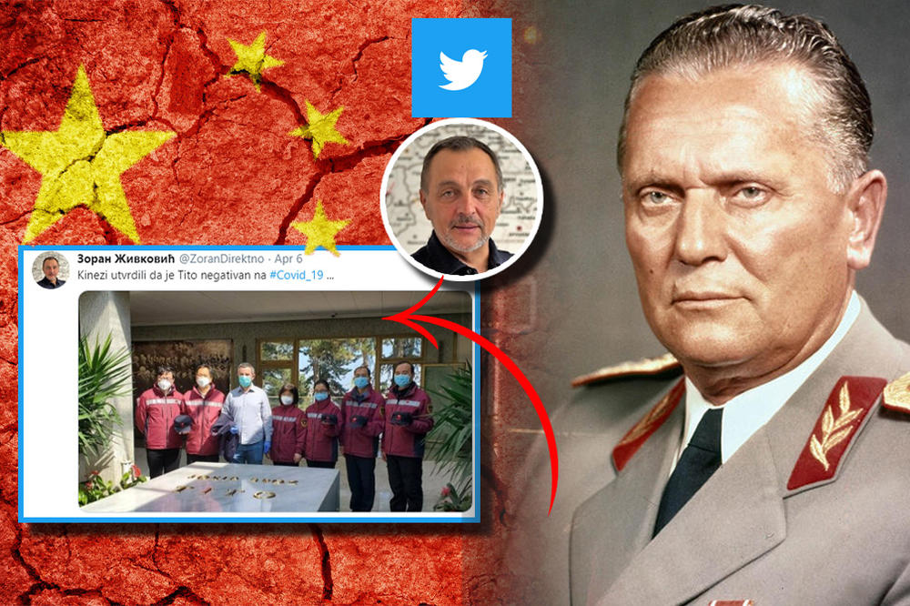 KINEZI UTVRDILI DA JE TITO NEGATIVAN NA KORONU: Zoran Živković se sprda s kineskim lekarima! (FOTO)