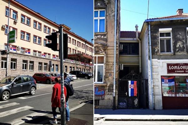 Ovako se bodre sugrađani: Osvanule srpske zastave na Savskom vencu