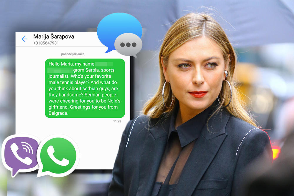 POSLAO SAM PORUKU MARIJI ŠARAPOVOJ NA PRIVATAN BROJ DOK SMO OBOJE U KARANTINU: Slomila mi je srce... (FOTO)