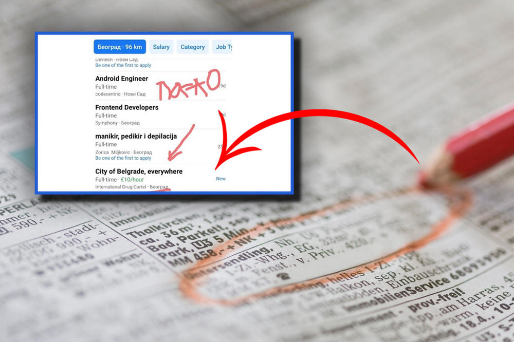 OVO JE NAJBIZARNIJI OGLAS ZA POSAO KOJI ĆETE IKAD VIDETI: Mi se borimo s pandemijom, a oni... NISU REALNI! (FOTO)