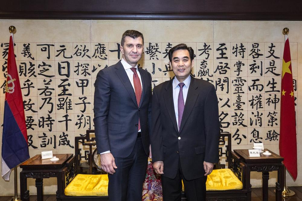 Ministar Žang Đihan uputio Đorđeviću pismo u cilju zajedničkog oporavka i razvoja ekonomije Republike Srbije i Kine