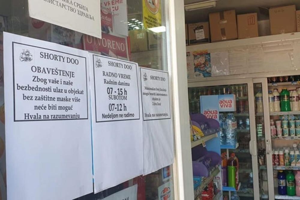 U OVOJ PRODAVNICI U BORČI UVEDENA SU BAŠ STROGA PRAVILA ZBOG KORONE: Bez OVOGA se ne može u kupovinu