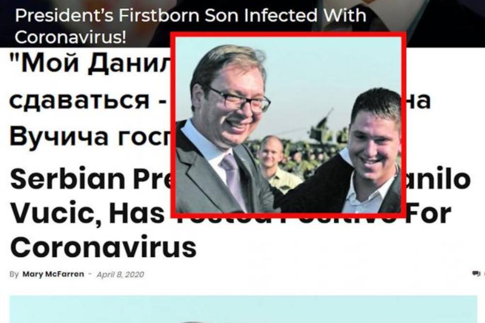 SVETSKI MEDIJI PRENELI VEST DA VUČIĆEV SIN IMA KORONU! Vest je imala veliki odjek, a izveštavali su na ovaj način!
