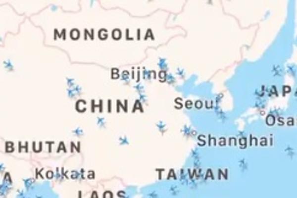 KAŽU DA SU AVIONI PRIZEMLJENI ZBOG KORONE ŠIROM SVETA: Pažljivo pogledajte ovu kartu, nešto je jako čudno na njoj