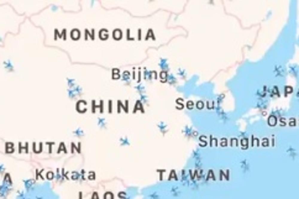 KAŽU DA SU AVIONI PRIZEMLJENI ZBOG KORONE ŠIROM SVETA: Pažljivo pogledajte ovu kartu, nešto je jako čudno na njoj