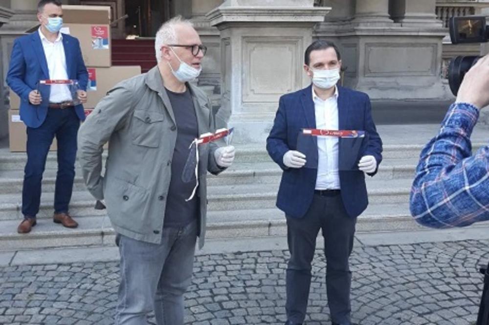 Vladimir Marinković donirao 1.350 vizira za radnike javnih gradskih službi!