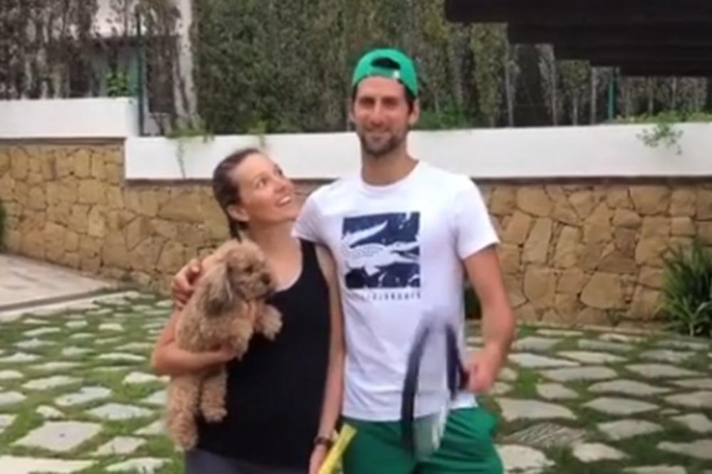 AJDE, BRE, KONCENTRIŠI SE! Endi Mari izazvao Novaka i Jelenu: Odgovor Đokovića je brzo stigao urnebesnim snimkom!