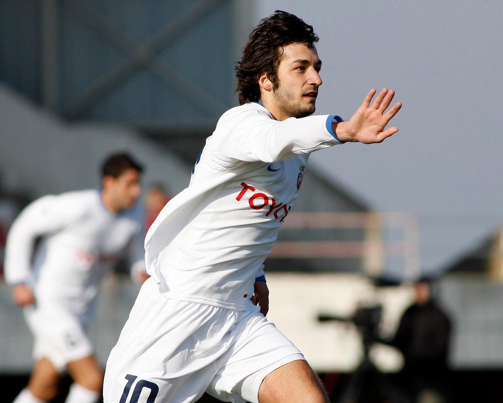 Burzanović proslavlja pogodak protiv Bežanije  