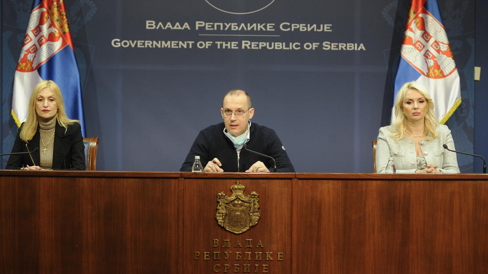 Dr Ivana Milošević, Zlatibor Lončar i Darija Kisić Tepavčević