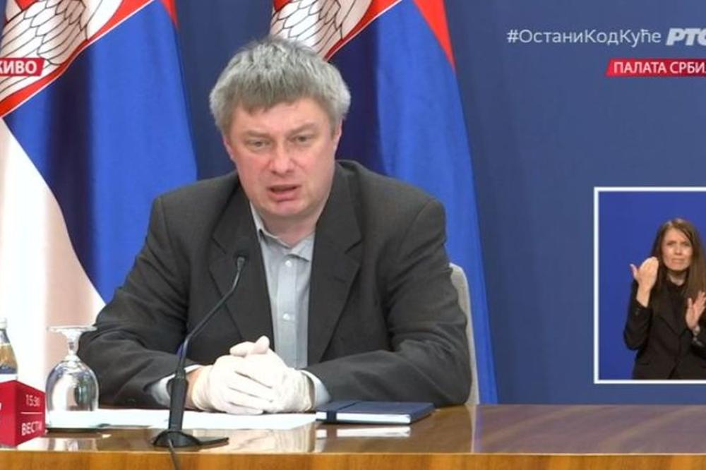 STEVANOVIĆ: Uspostavila se ravnoteža između prijema i otpusta obolelih, situacija je stabilna