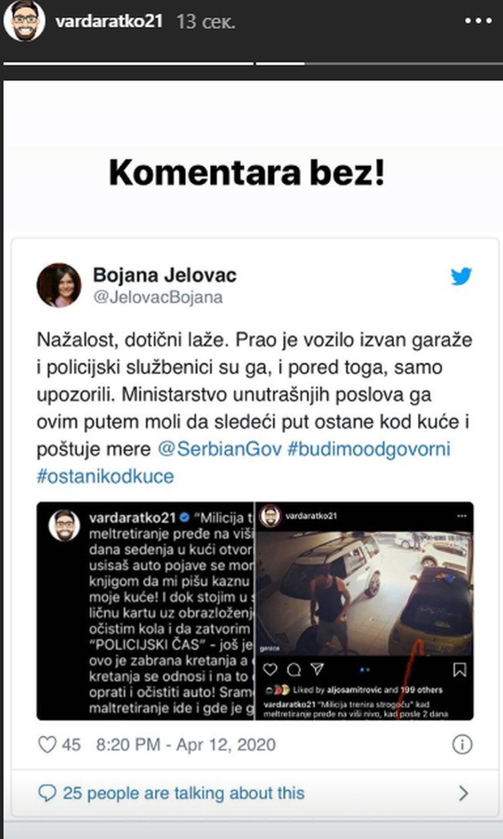 Ratko Varda nije imao komentar