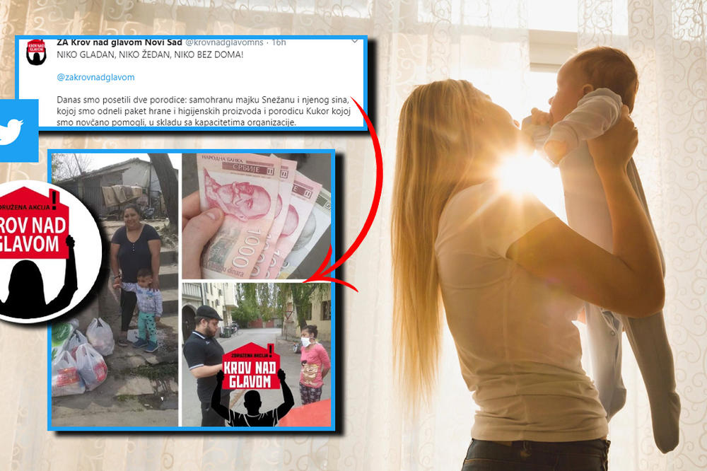 NIKO GLADAN, NIKO ŽEDAN, NIKO BEZ DOMA! Iz KROVA NAD GLAVOM su za samohranu mamu i sina uradili nešto zaista divno
