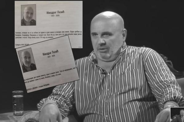 LJUBAVI, OTIŠAO SI I SA SOBOM ODNEO DEO MENE! Supruga i ćerka pokojnog dr Miodraga se oprostile od voljenog!