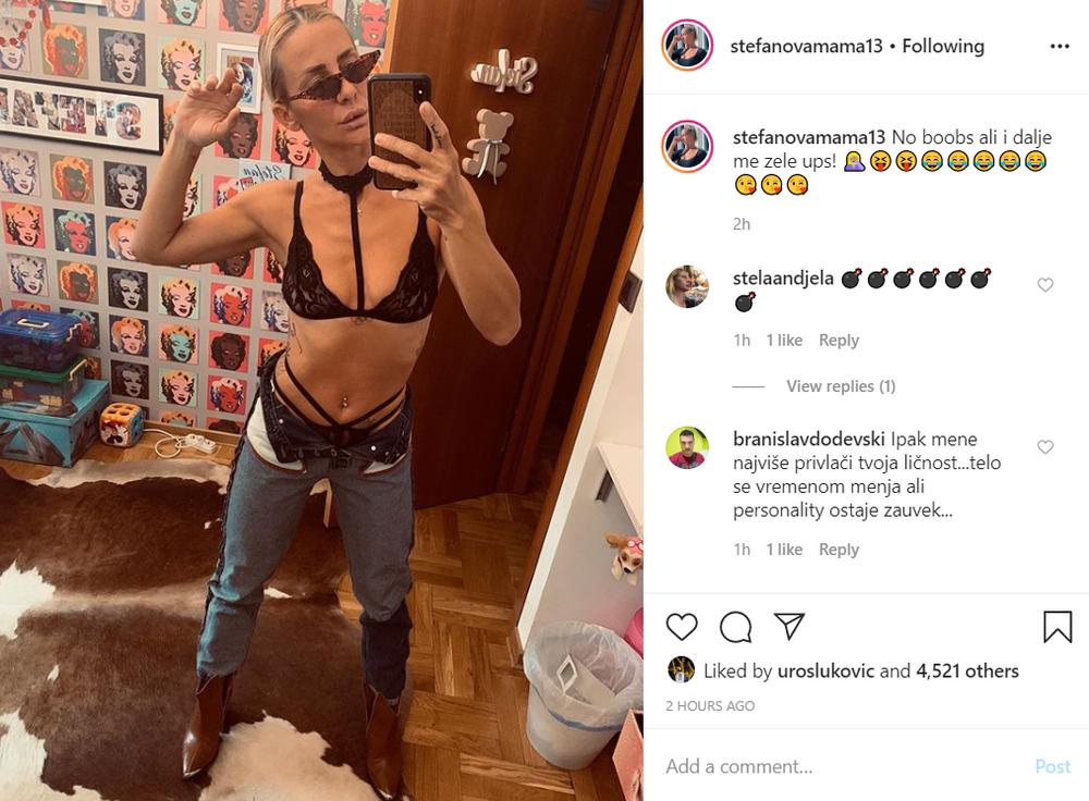 Dabovićka se opet skinula  