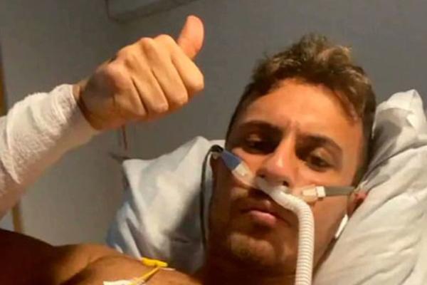 ZARAŽENI FUDBALER NA RESPIRATORU: Hteo sam da oderem svoju kožu! Ne smem da zaspim jer prestanem da dišem!